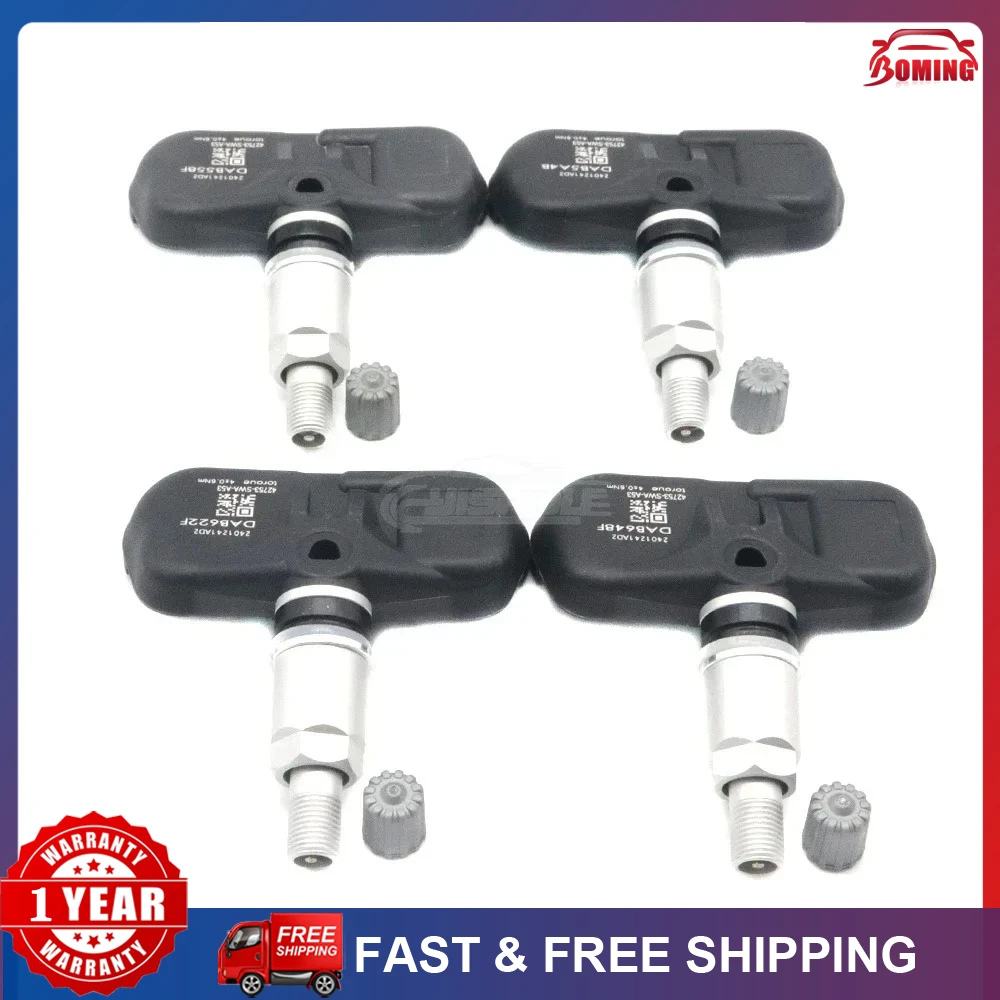 

4 шт. автомобильный датчик давления в шинах TPMS PMV-107M 315 МГц для Honda CR-V Accord FiT 2007-2012 42753-S2A-305 42753-SWA-316