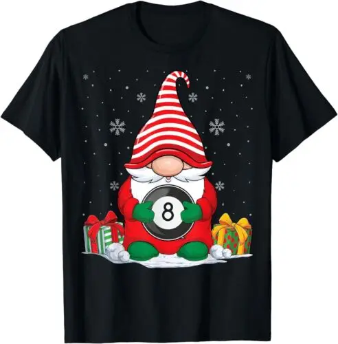 Billiard Ball Christmas, Cute Billiard Ball Lover Gift T-Shirt S-5XL