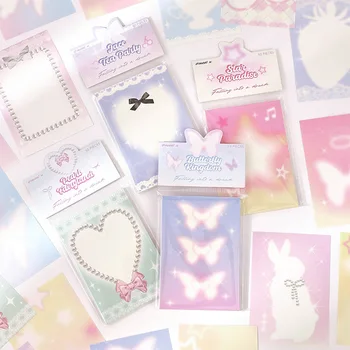 50 stron Dream Girl Heart Cute Memo Pad Scrapbooking DIY Kawaii Stationery Non Sticky Notes School Diary Message Memo Paper