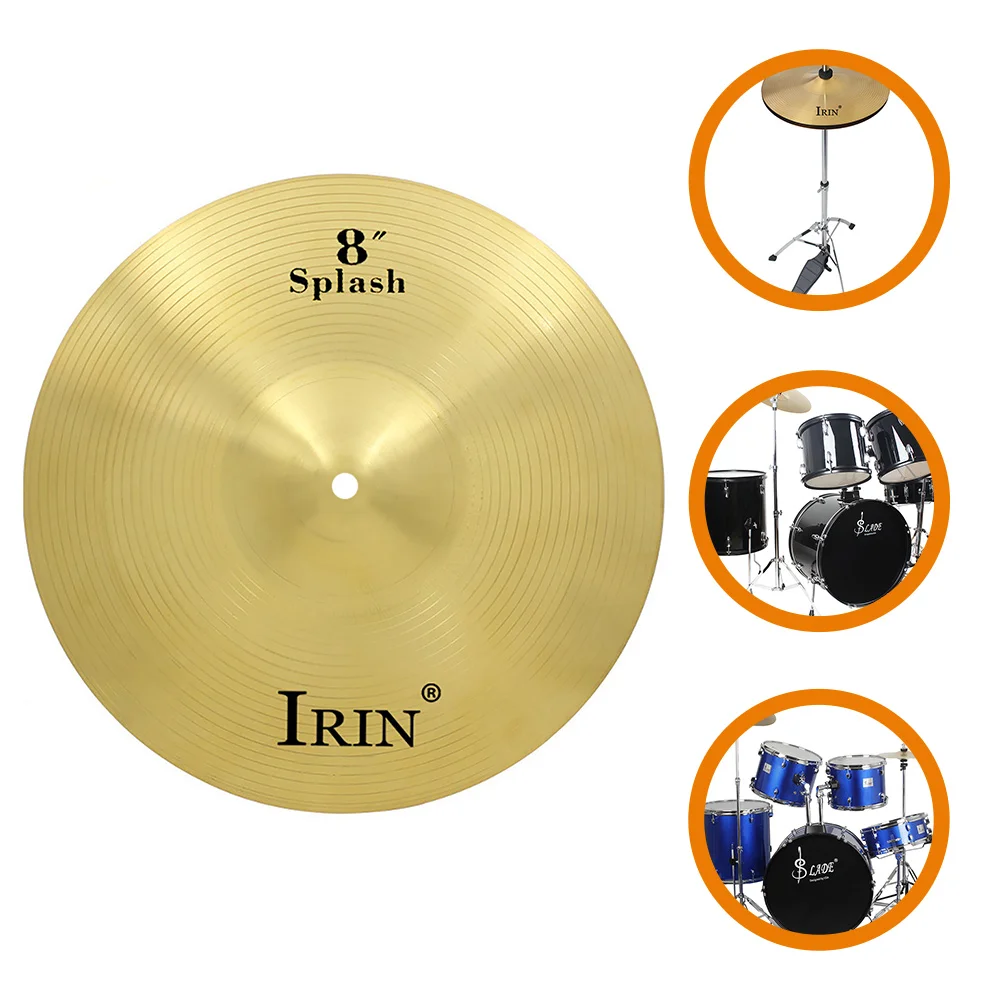 

Cymbal Drumkit Practice Drum Cymbal Music Instrument Beginners Professional Performance Accessory for Drum Player 8/10/12/14/16