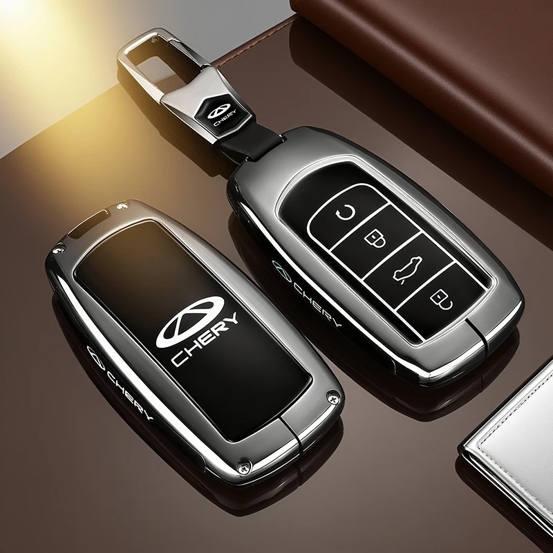 Zinc Alloy Car Smart Key Case Protective Case Suitable for Chery Tiggo 8 Pro Tiggo 8 Plus New Arrizo 5 Plus 7 Pro Keychain 2026
