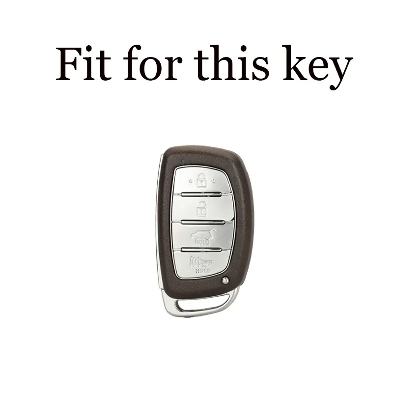 

Модный брелок для ключей из ТПУ для Hyundai Ix35 Ix45 I10 I30 I40 Tucson Santa Fe Rena Sonata Elantra Creta 4-кнопочный чехол для ключей