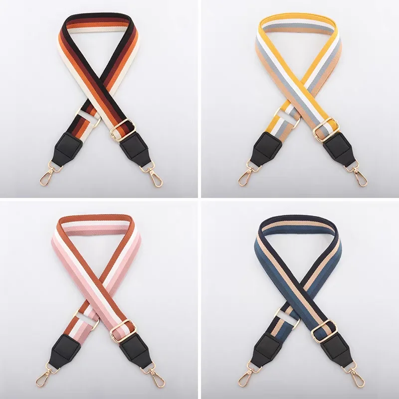 Bolso ancho con estampado de colores para mujer, correa de repuesto ajustable con patrón de cebra, cinturón, bolso de hombro ancho, accesorios