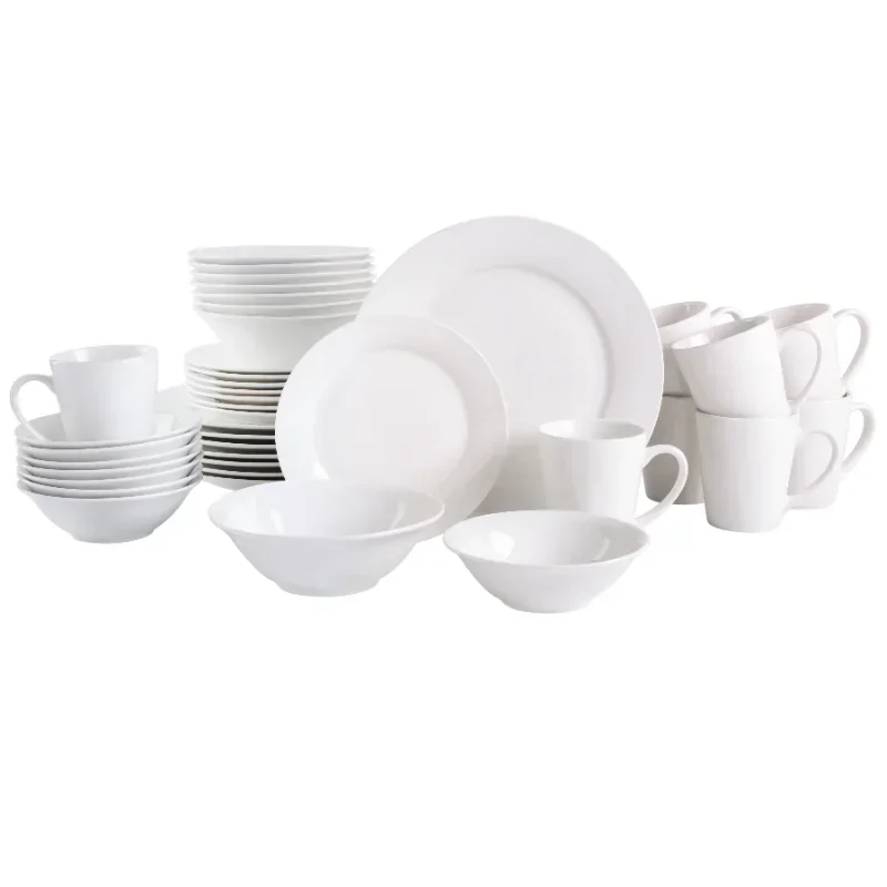 Round 12/40/48-Piece Expanded Dinnerware Set