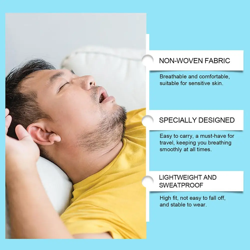 30pcs Anti Snoring Nose Patch Improves Sleep Quality Suitable For Snoring People To Reduce Breathing Pauses Snoring Nose Patch