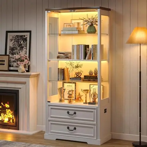 #18 Glass Display Cabinets Comparison Guide