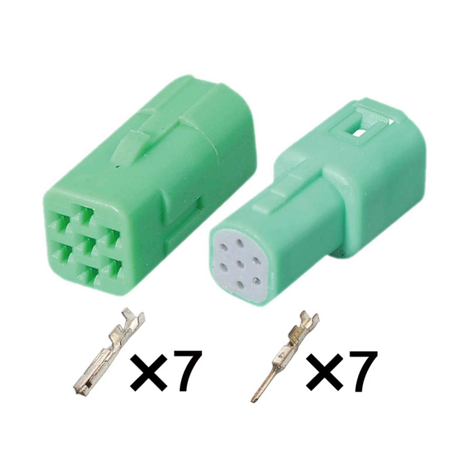 

7Pin Sealed 0.4mm Male Female Connectors Cable Plug Wiring Harness For Honda 917319-4 917318-4