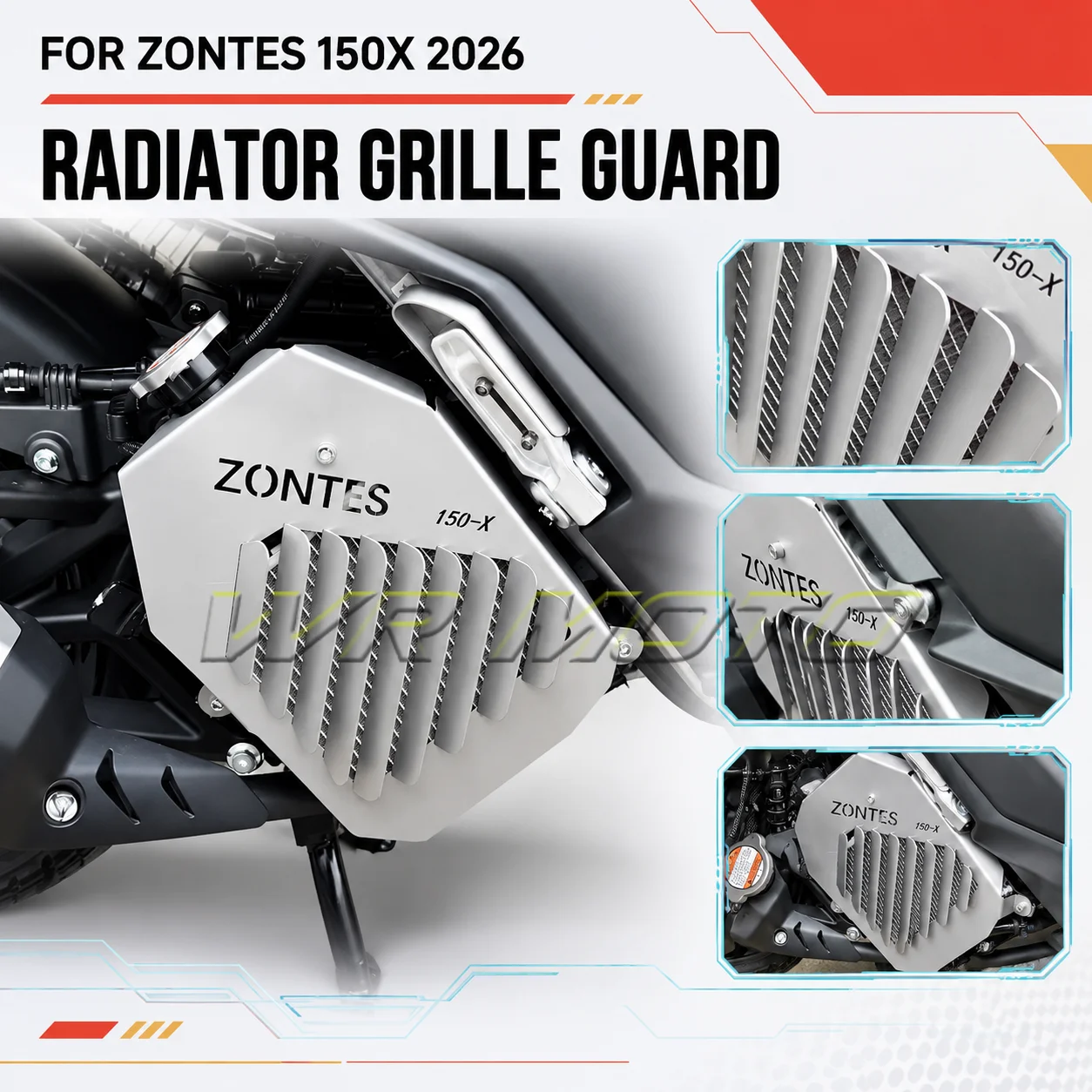 Dedicated Radiator Guard Grille Protective Net Cover Fit For 2026 ZONTES 150X Scooter