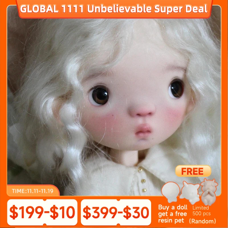 

Шарнирная кукла XiaoNiao GLXiaoLiu Blythe lilliputjourney большая голова большие глаза уши детское лицо держатель для глаз шарнирные куклы реборн