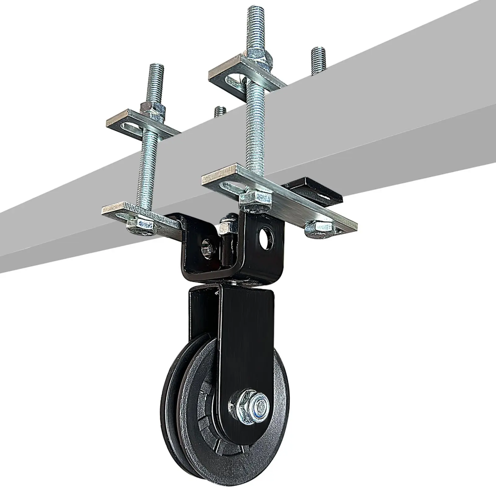 Fitness Pulley Cable Machine For Square Metal Tube For 50mm/60mm Home Pull Down Loading Lifting Machine Pulley Attachment