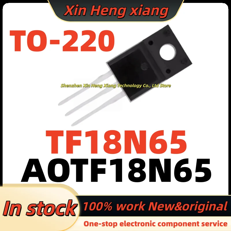 

(10pcs) Brand new TF18N65 AOTF18N65 TO-220