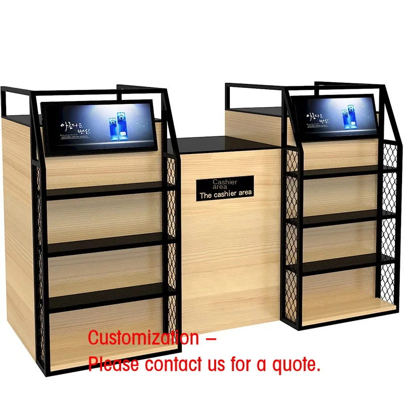 custom.Cosmetic Display Cabinet Iron Freestanding Design Supermarket Convenience Clothing Mot