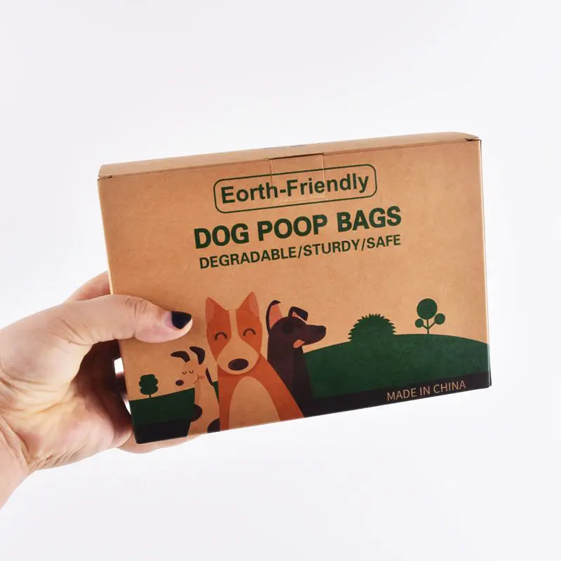 1-42 Rolls Dog Poop Bag Outdoor Cleaning Poop Bag Outdoor Clean Pet Supplies for Dog 15Bags/Roll Refill Garbage Bag Pet Supplies