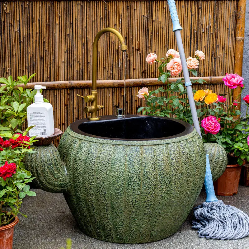 Outdoor Mop Pool Outdoor Garden Terrace Sink Villa Yard Courtyard Household New Chinese Mop Pool Mop Pool