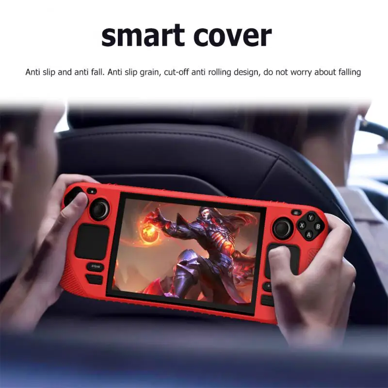 Anti-Scratch Silicone Shell Protetor, Game Console Acessórios, Steam Deck Case, Capa de Proteção Macia, 2 Pcs, 4Pcs