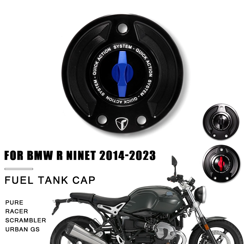 

Motorcycle Fuel Tank Cap Cover CNC Accessories For BMW R NINE T R9T Pure/Racer/Scrambler/Urban GS 2014-2023