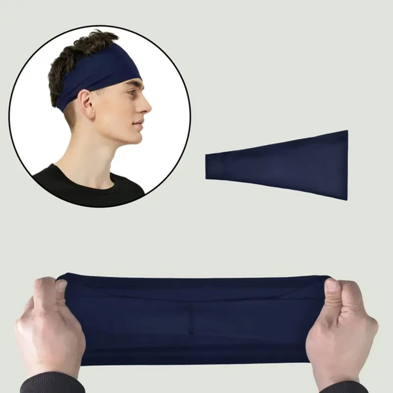 Ultra-Thin Yoga Headband Breathable Absorbent Headband Soft Smooth Sweat Hair Head Band Outdoor Sport Yoga Headbands