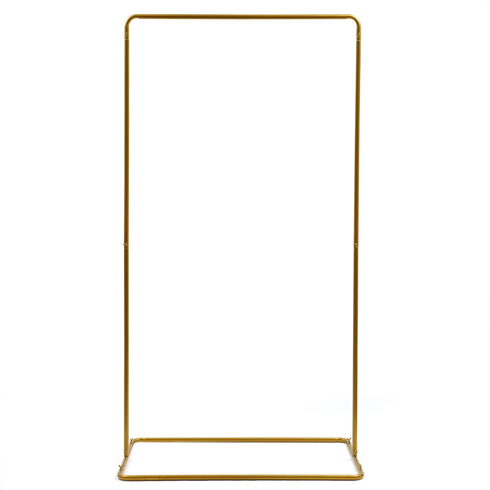 Gold Arch Frame Backdrop Stand Square Metal Arch Balloon for Wedding Ceremony Reception Props Flower Rack Birthday Party