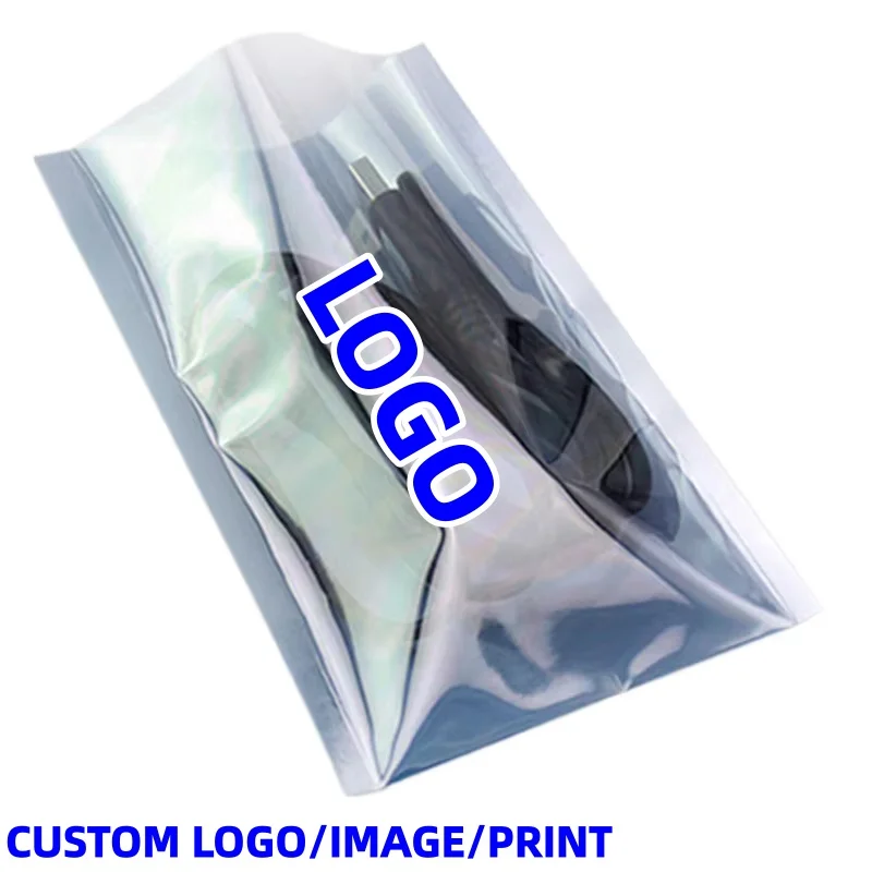 

200pcsOpen Top Anti-static Shielding HDD Packaging Bag ESD Instruments Chip Electronic Accessories Battery Data Line Pouches