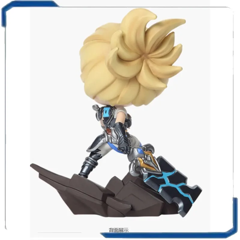 Official Genuine LOL League of Legends Champion Blade Riven Figure Q Version Doll Movable Collection Peripheral Toys Gifts