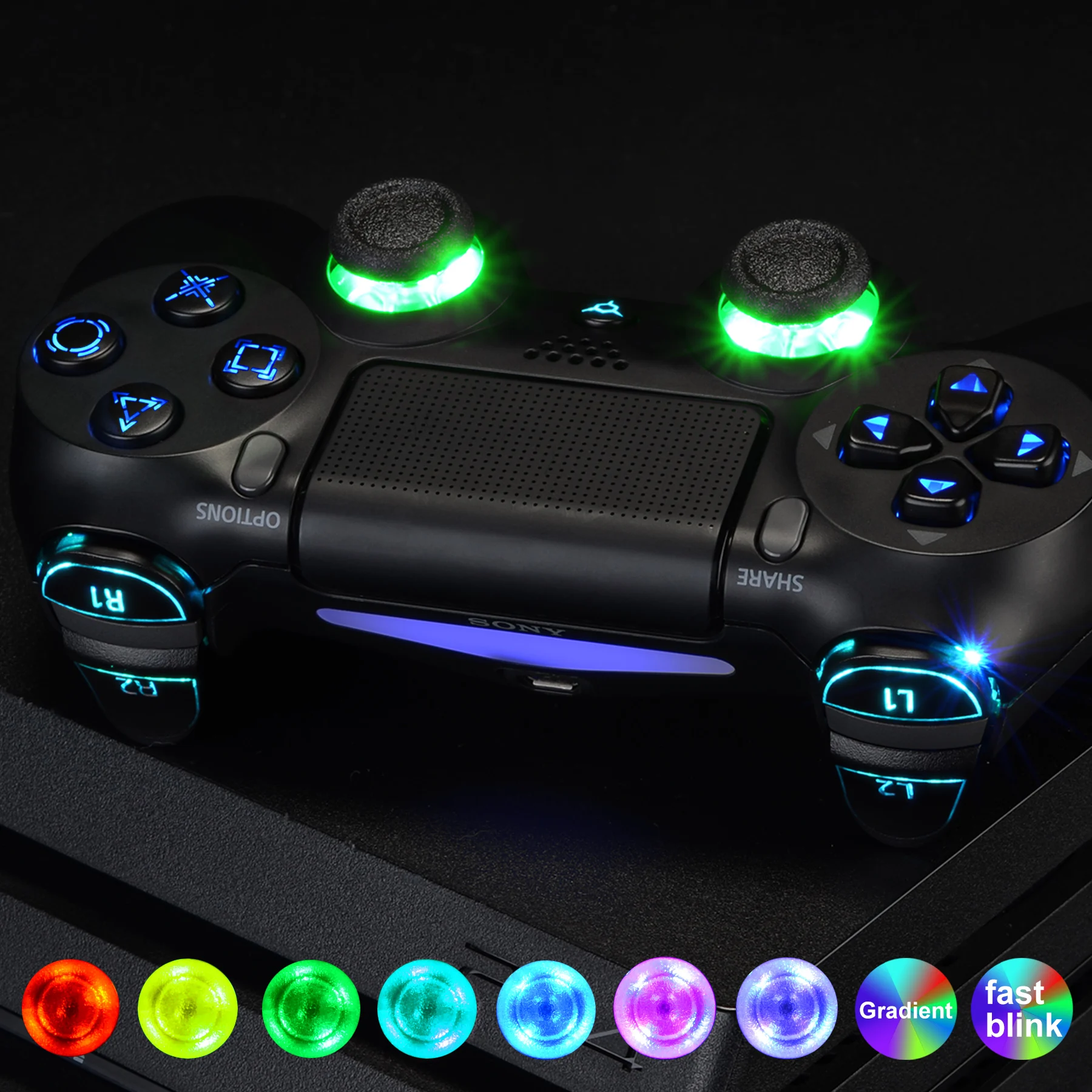 PS4 Multi Color LED Kit for Controller