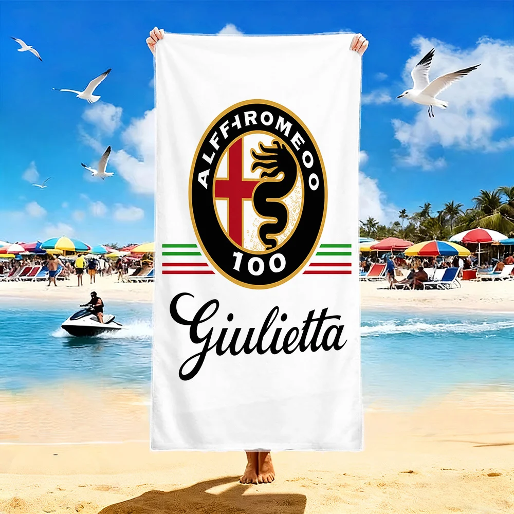 Beach Towel 80x160cm Summer Vacation Bath Towel Tropical Boho Style Customized Name Beachwear Gift