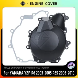 LQYL Engine Cover Stator Cover CrankCase Side Cover Shell For YAMAHA YZF-R6 R6 2003 2004 2005 R6S 2006 2007 2008 2009 2010