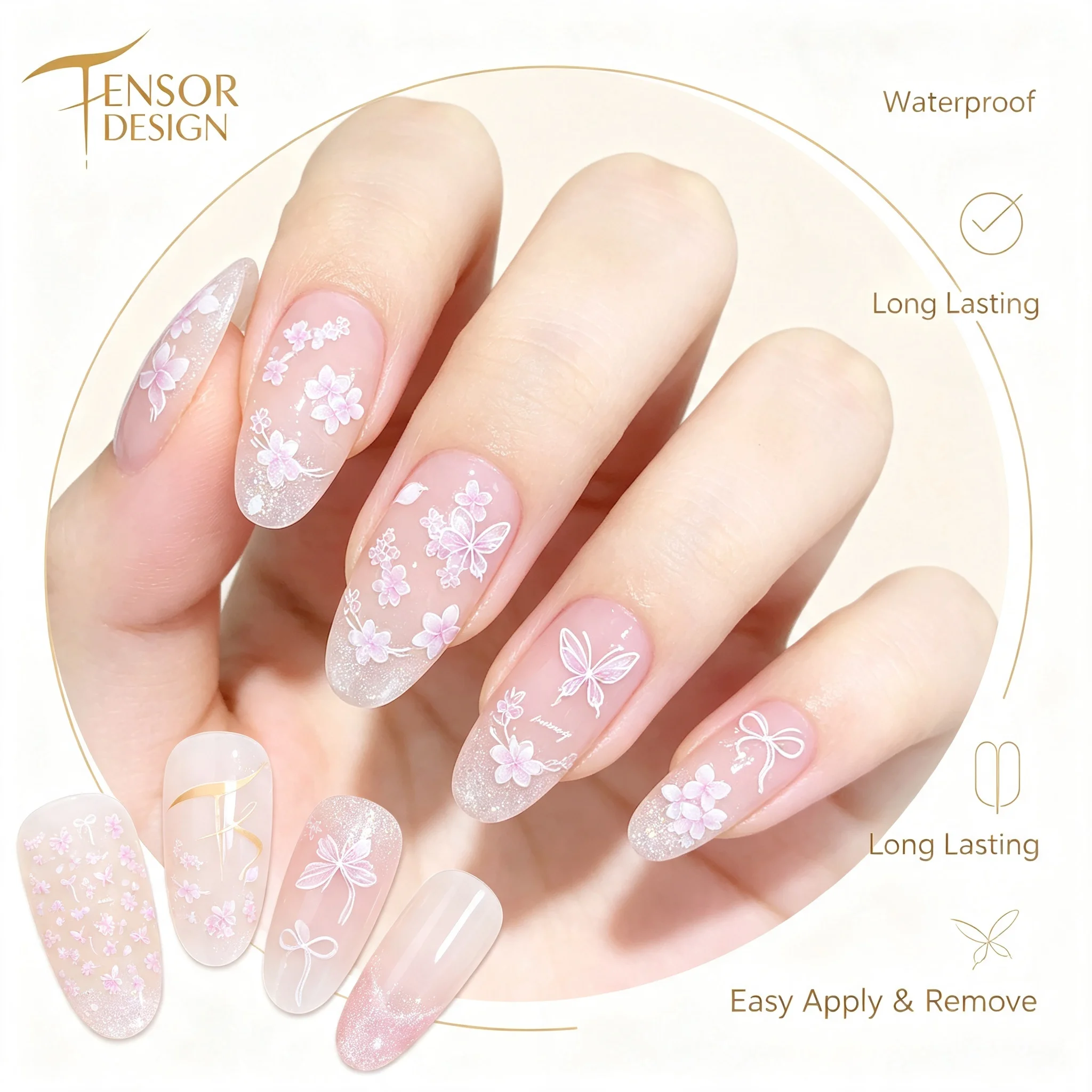 TENSOR NAIL Nouveaux autocolla - Nail Art Elegan avis et prix