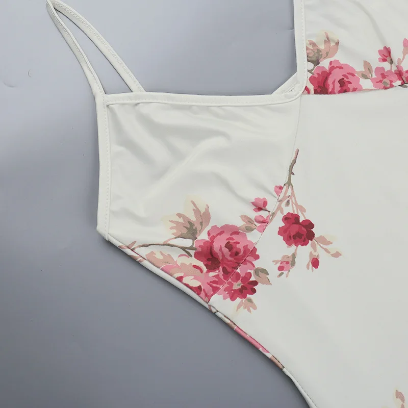 Abito lungo slip sexy bianco Abito lungo aderente floreale con scollo a V Abito da sera estivo per feste 2025 Nuovo arrivo Beach Boho Holiday Abiti femminili