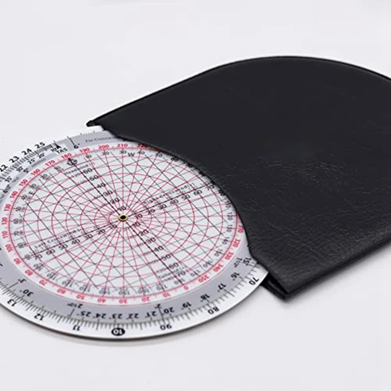 1 Piece E6B-R Flight Computer Plastic Aviation Plotter Circular Slide Rule Used In Aviation Flight Training