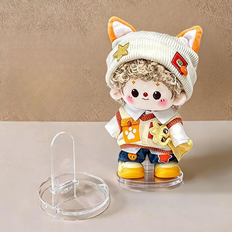 Kleiner Ornament-Präsentationsständer Mini-Puppen-Aufbewahrungsständer Plüschtier-Halter Puppenständer mit Standfuß