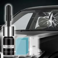 Cracked Glass Scratch Repair Kit 3ml Auto Window Cracked Glass Restore Tool Quick Fix Glass Curing Glue Car Accessories For