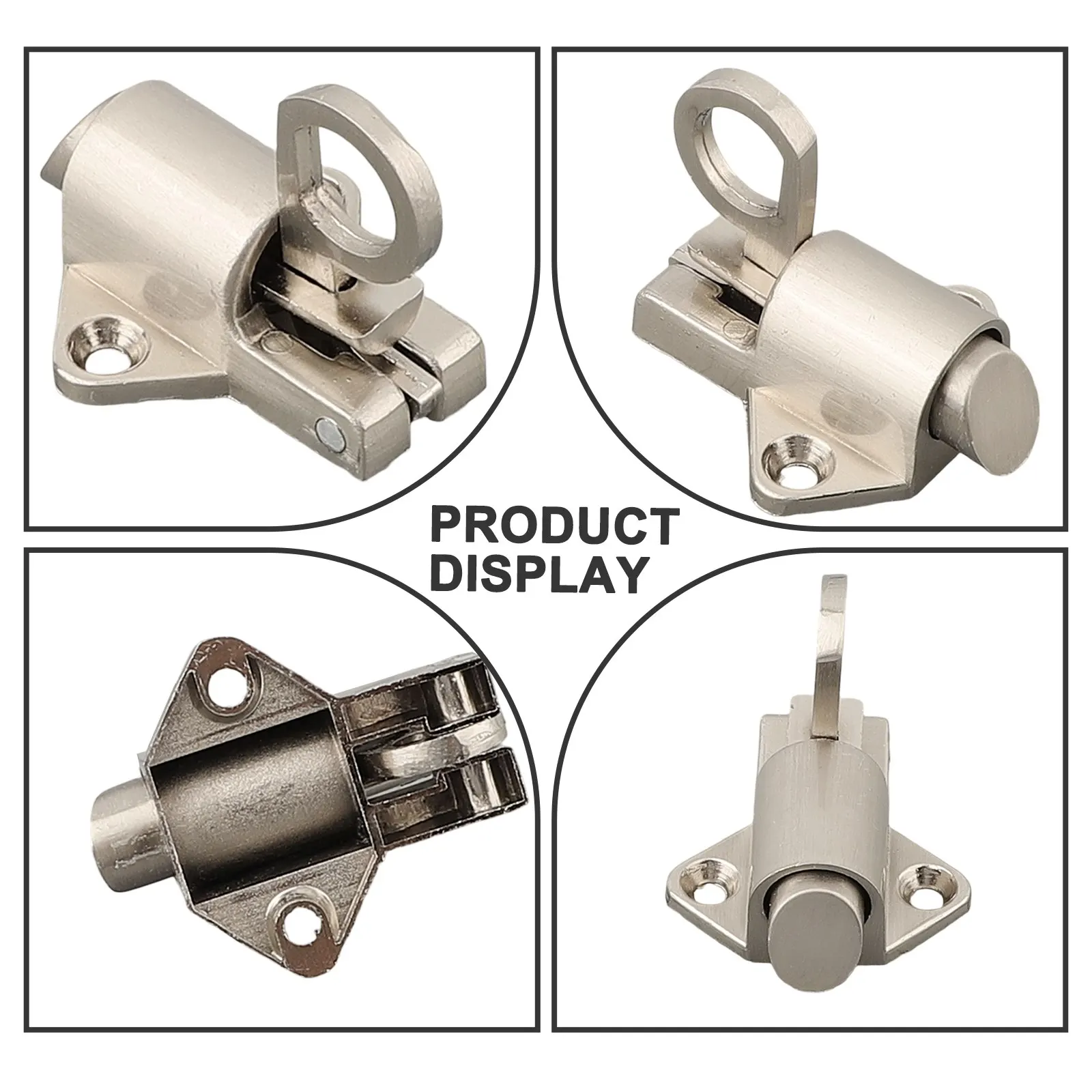 Stainless-Steel Combination Door Security Lock Automatic Spring Bolt Locks Latch Garage Drawer Furniture Fittings Home Hardware