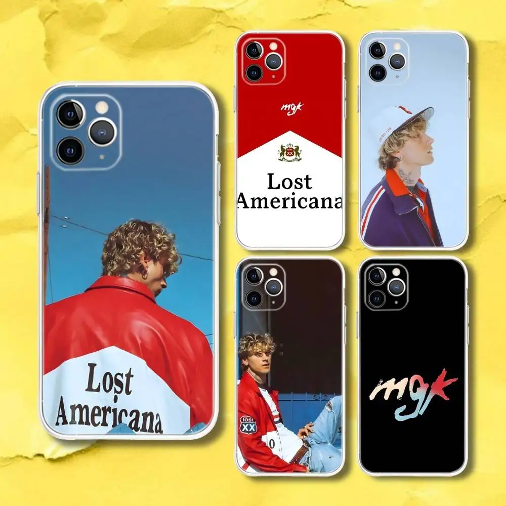 

M-MGK Lost Americana Phone Case For iPhone 17,16e,16,15,14,13,12,11 Mini Pro Max X,XR,XSMAX 8,7 Air Plus Transparent Soft