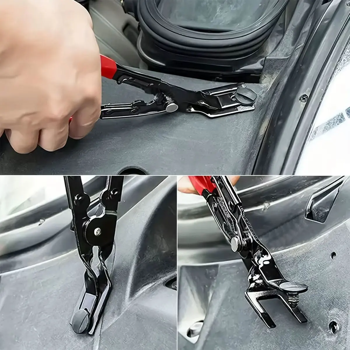 Yitong 1/2PCS Car Clip Removal Pliers Auto Fastener Rivet Puller Door Panel Trim Plastic Retainer Clip Disassembly Repair Tools