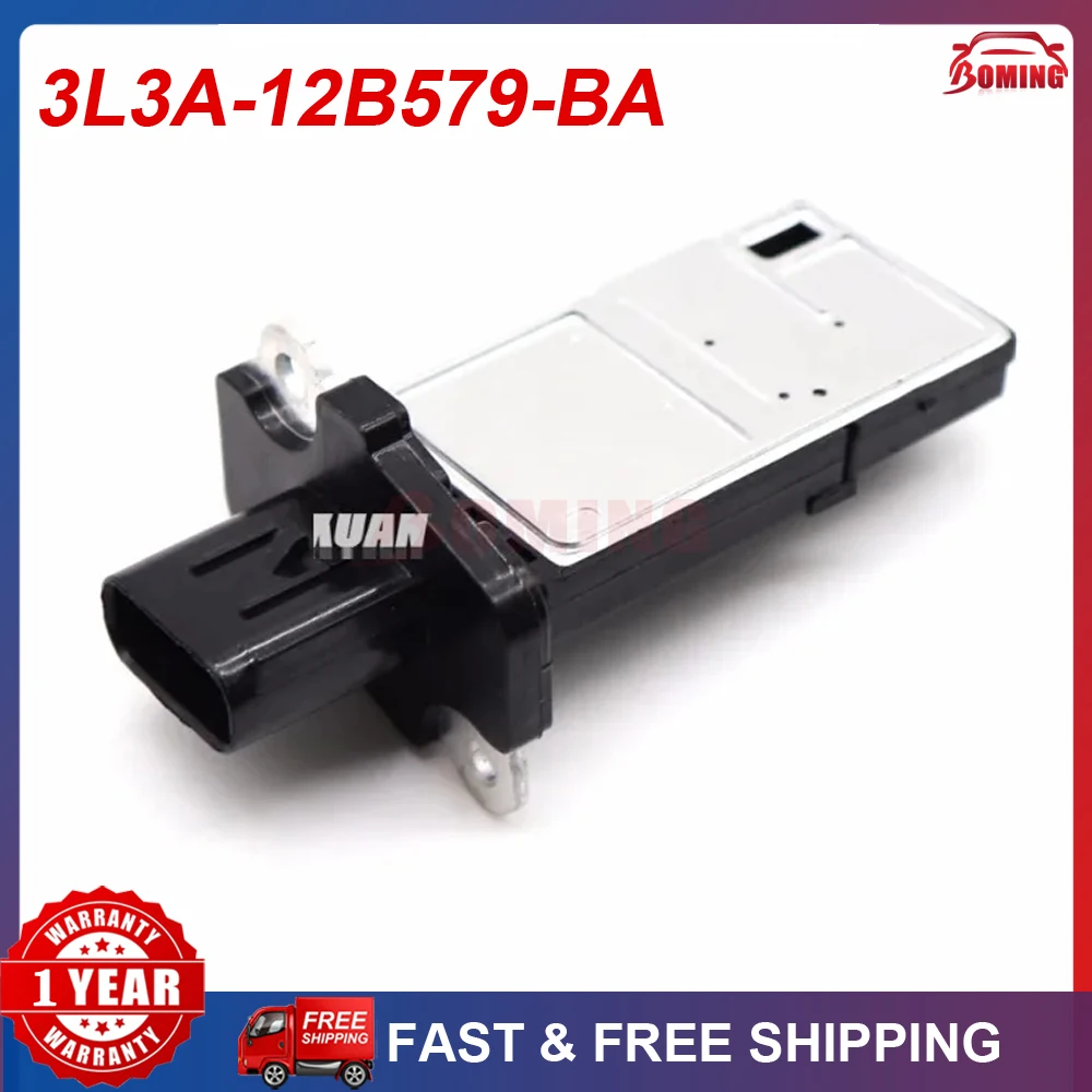 Black Car 3L3A-12B579-BA MAF Mass Air Flow Meters Sensor For Focus Maverick Mondeo 1.6 2.3 3.0 3L3A12B579BA 4515688 AFH60M19