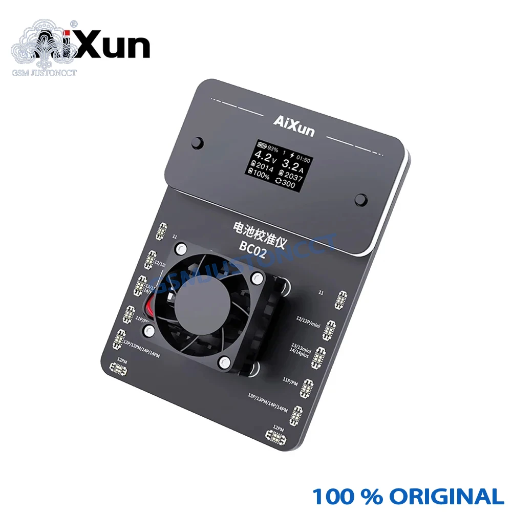 JC Aixun BC02 Battery Calibrator Check battery health for iPhone 11 12 13 14 Pro max Series Battery health repair tool