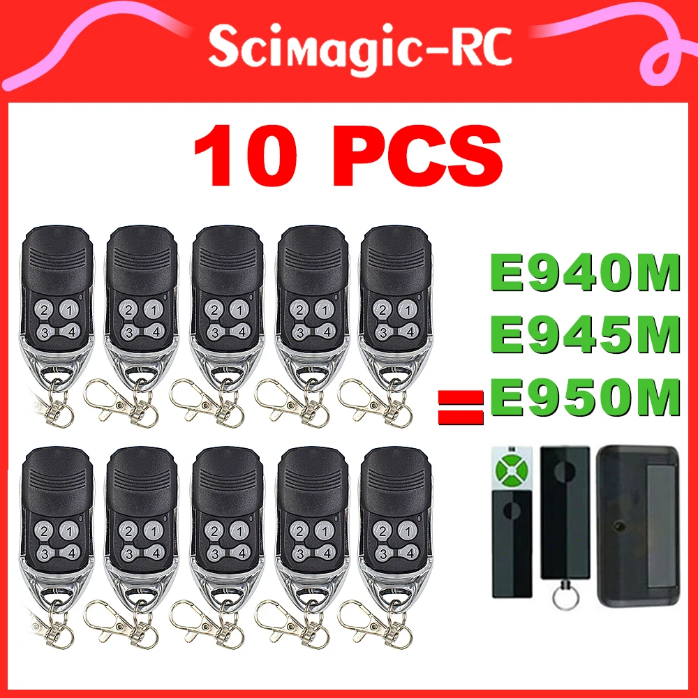 10 pcs.3 Styles Merlin +2.0 E945 E943M E945M E950M Garage Remote Control For MERLIN 433MHz Gate Door Opener Keychain