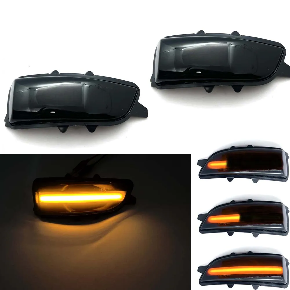 

For Volvo C30 C70 S40 S60 V40 V50 V70 2008- 2010 LED Dynamic Turn Signal Light Side Mirror Sequential Lamp Blinker Indicator