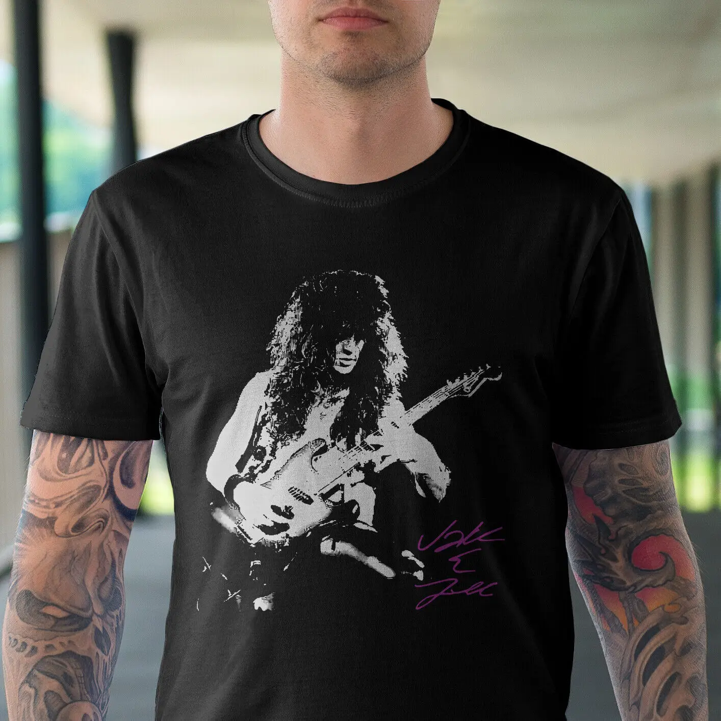 Jake E. Lee Classic T-Shirt Guitar Rock Music Gift For Men Women long or short sleeves