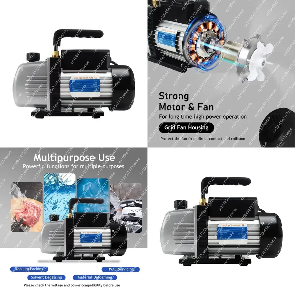 Factory Direct Economy 3.5/4 CFM Vane Vacuum Pump Electron Casting Air Pump for Jewelry Machines & Equipment Heating Tool