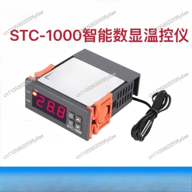 

STC-1000 Интеллектуальный термостат с цифровым дисплеем, шкаф для холодильника, переключатель контроля температуры, регулятор температуры