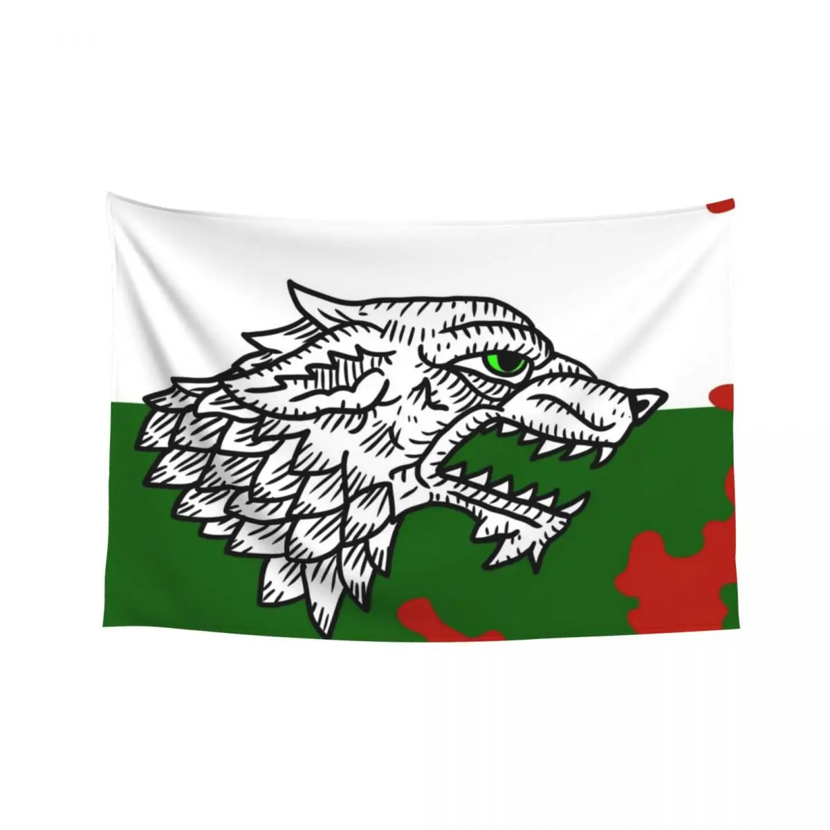 

wolf warrior flag. medieval banner. Tapestry Anime Decor Cute Decor Hanging Wall Bathroom Decor Tapestry