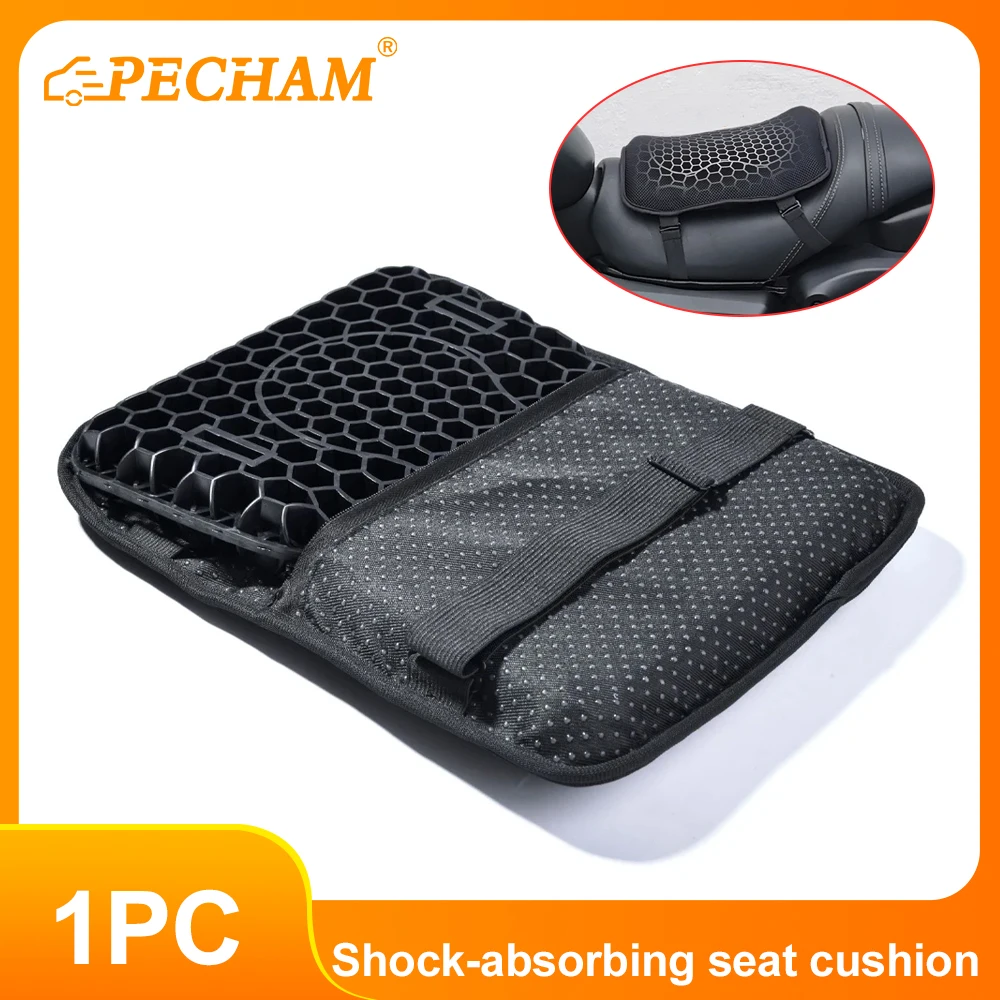 

Universal Motorcycle Pressure Relief Seat Anti Slip Comfortable Seat Cover Moto Seat Cushion Gel Honeycomb Motorbike Accessories