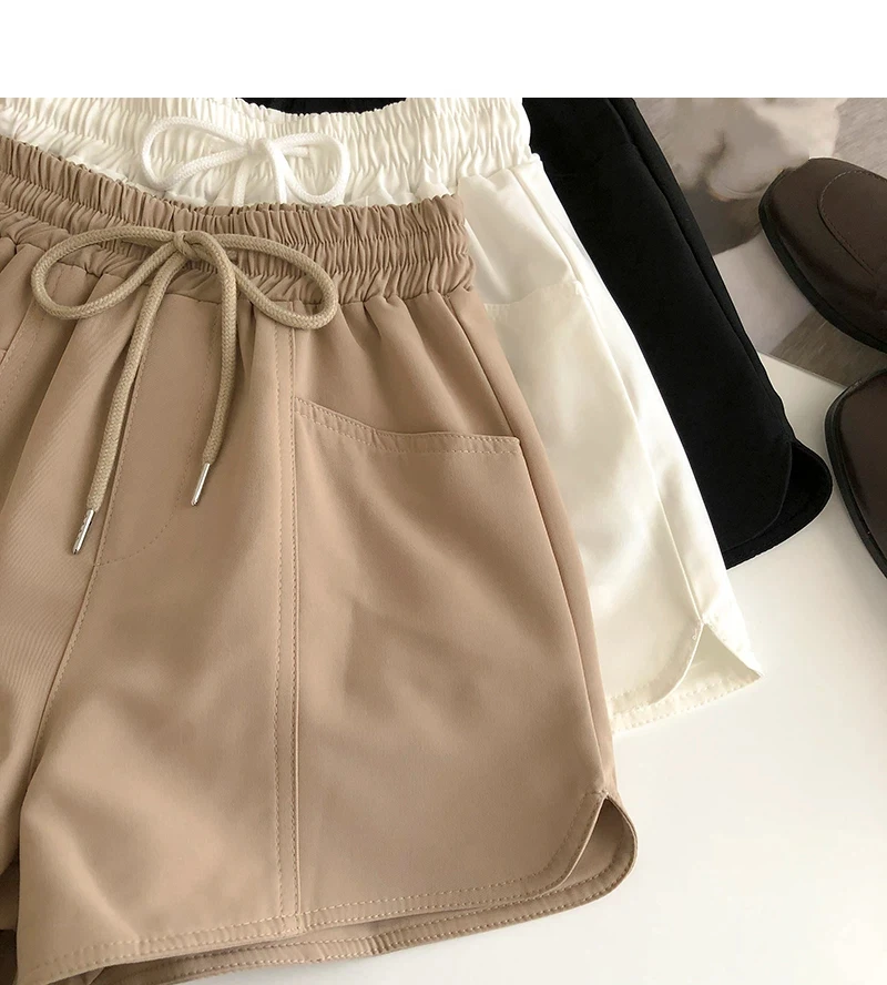 American Street Style Shorts 2026 Summer New Oversized Thin Cool Wide Leg Pants Women High Waist Casual All-match Shorts Women image 5