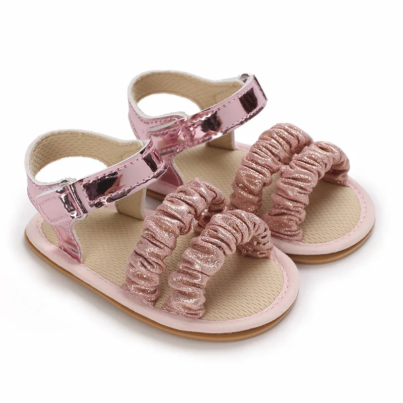 Summer Fringe Braided Open Toe Sandals, Soft Comfort Footwear, Baby Learning Walk Shoes for Infant Girls 0-18M