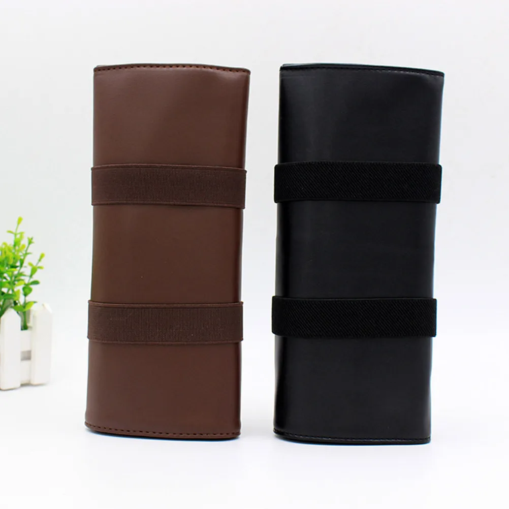 

Компактный органайзер для ножниц из ПУ-кожи, чехол для хранения инструментов для салонов и парикмахерских, держатель для ножниц.