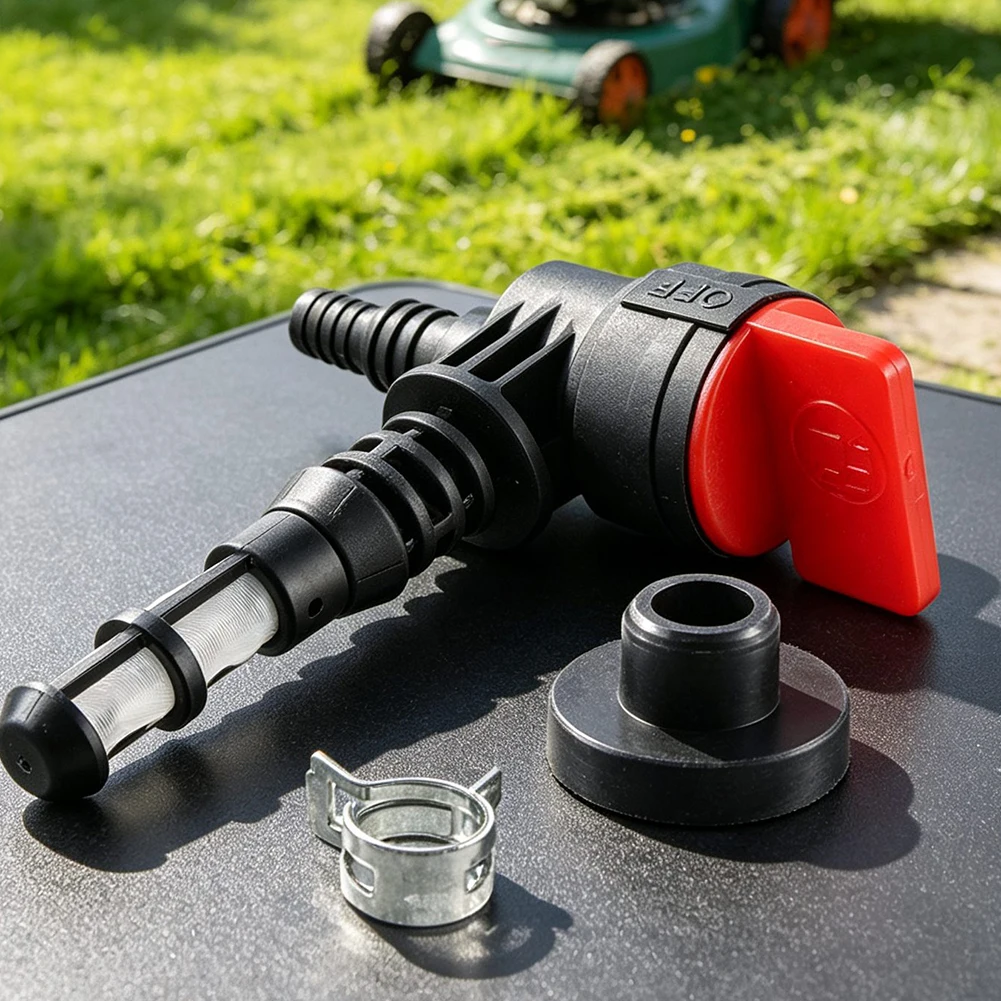 Convenient Fuel Shut Off Valve for service Kit 90 Degree Gas Valve with Filter Fits for husky 5000 and 6250 W Generator