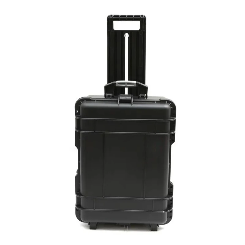 D6125 Plastic Durable IP67 Stackable Large Wheeled Tool Hard Case With Exhaust Valve Design Carrying Case With Foam
