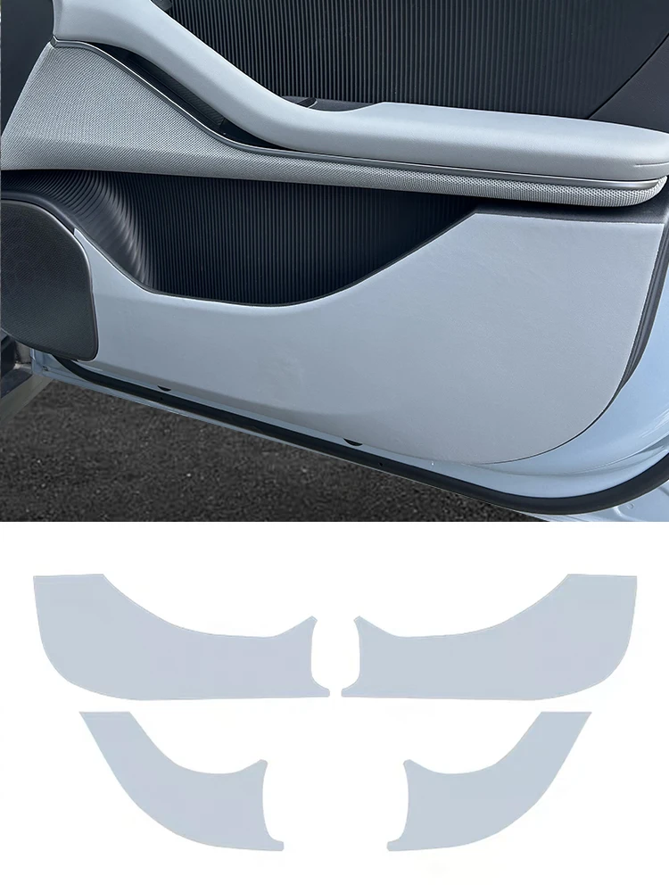 

Suitable For NIO ET5 2022 ET5T 2023 Leather Anti-kick Mat For Car Door Doorsill Strip Protective Mat